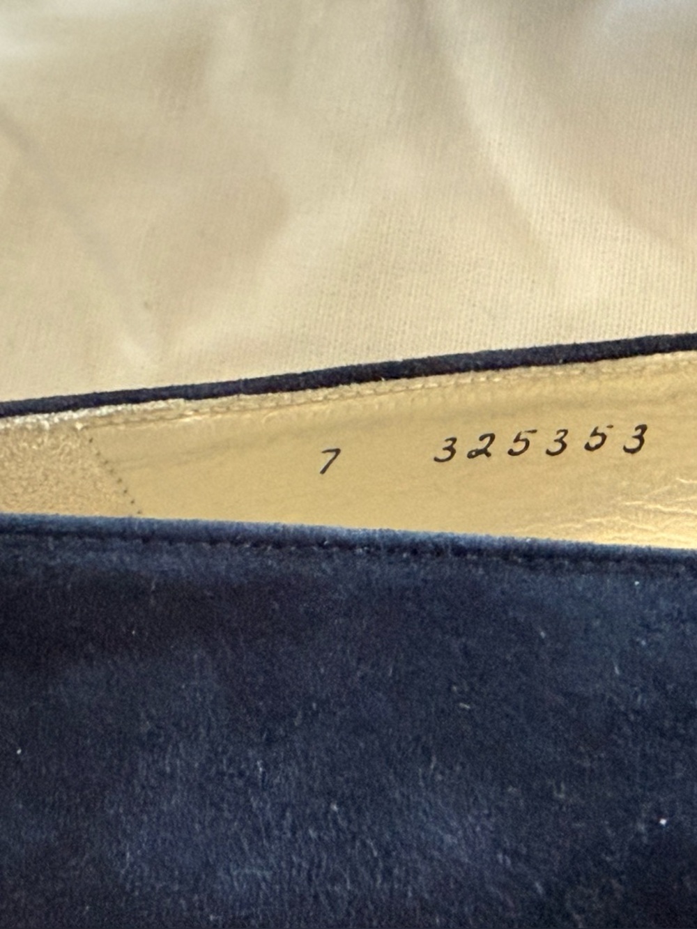 Vintage Dior CD logo flats with rare suede Dior low heel - Picture 2 of 9